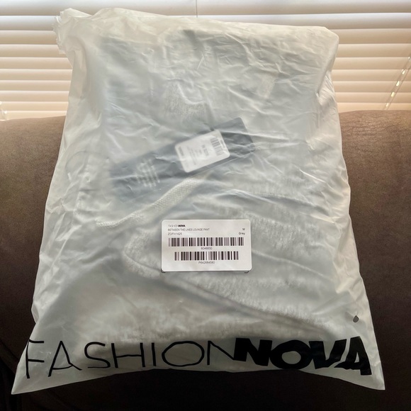 Fashion Nova Lounge Pant Gray - Picture 5 of 5